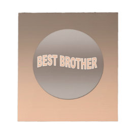 Two Tone Best Brother Notitieblok