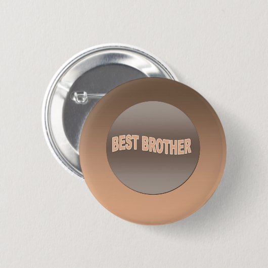 Two Tone Best Brother Ronde Button 5,7 Cm (Voorkant /achterkant)