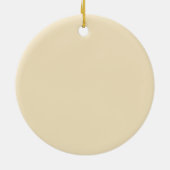 Two-Tone Brown & Cream Background on an Ornament (Achterkant)
