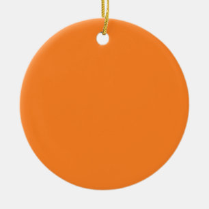 Two-Tone Brown & Oranje Achtergrond op een Ornamen Keramisch Ornament
