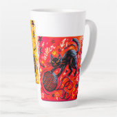 Two-Tone Cat Latte Latte Mok (Rechterhoek)