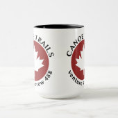 Two-tone Coffee mok met Maple Leaf logo (Midden)