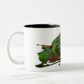 Two Tone Coffee Mok met Ruimteschip Art 1 B.1 (Links)