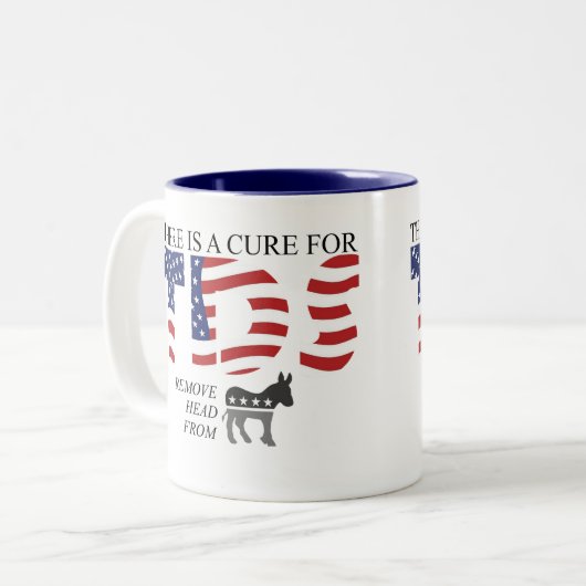 Two-Tone Coffee Mok voor uw dagelijkse extraatje! (Voorkant links)