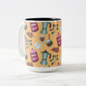 Two-Tone Coffee Mug design  Tweekleurige Koffiemok (Voorkant links)