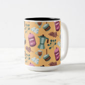 Two-Tone Coffee Mug design  Tweekleurige Koffiemok (Voorkant rechts)
