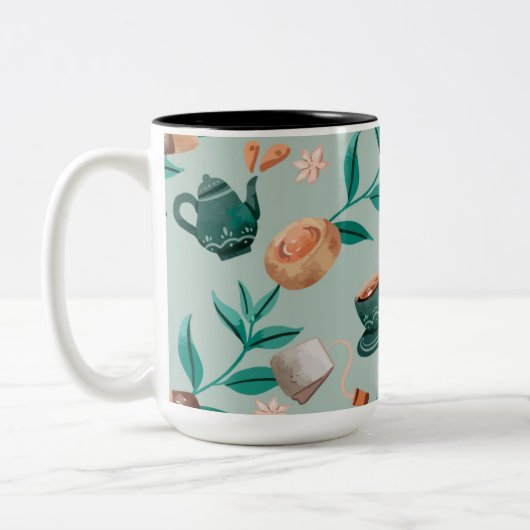 Two-Tone coffee Mug design  Tweekleurige Koffiemok (Links)
