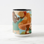Two-Tone Cozy Sip Coffee Mug Tweekleurige Koffiemok (Center)