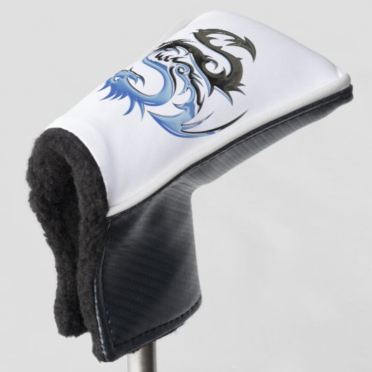 Two Tone Dragon Golf Head Cover (3/4 voorkant)