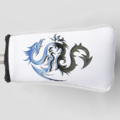 Two Tone Dragon Golf Head Cover (Voorkant)