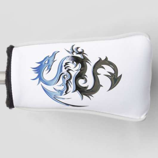 Two Tone Dragon Golf Head Cover (Voorkant)