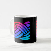 Two Tone droomweefsel Koffiemok (Voorkant links)