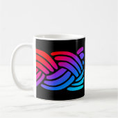 Two Tone droomweefsel Koffiemok (Links)
