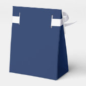 Two Tone Favor Box-Fancy Zilveren Hart Bedankdoosjes (Achterkant)