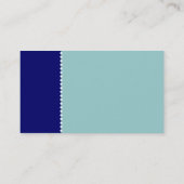 Two Tone - Gestippelde lijn Visitekaartje (Achterkant)