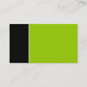 Two Tone - Gestippelde lijn Visitekaartje (Achterkant)