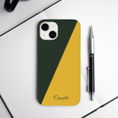 Two Tone Gold & Forest Groene Telefoon Case