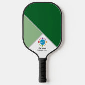 Two Tone Green Community Center voor bedrijven Pickleball Paddle (Voorkant)