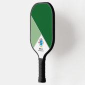 Two Tone Green Community Center voor bedrijven Pickleball Paddle (Links)