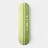 Two-Tone Green Persoonlijk Skateboard (Voorkant)
