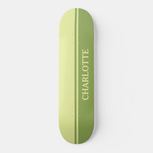 Two-Tone Green Persoonlijk Skateboard (Voorkant)