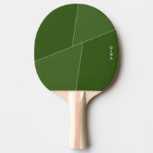 Two Tone Green Ping Pong Paddle gepersonaliseerd Tafeltennisbatje (Voorkant)
