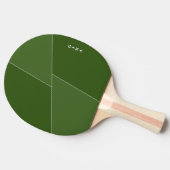 Two Tone Green Ping Pong Paddle gepersonaliseerd Tafeltennisbatje (Zijkant)