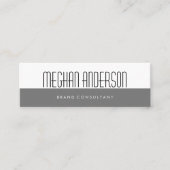 Two Tone | Minimaal Mini Visitekaartje (Voorkant)