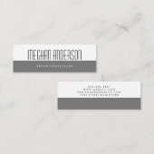 Two Tone | Minimaal Mini Visitekaartje (Voorkant / Achterkant)