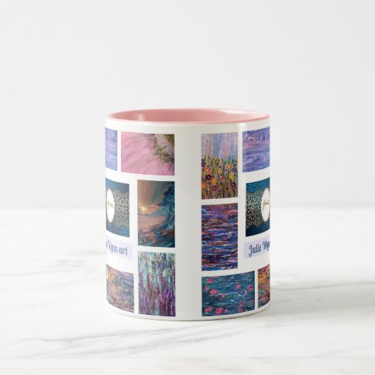 Two-Tone Mok, 11 oz Tweekleurige Koffiemok (Center)