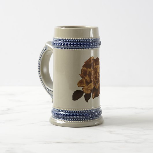 Two-Tone Mok, 15 oz drink bier, vier Bierpul (Voorkant links)