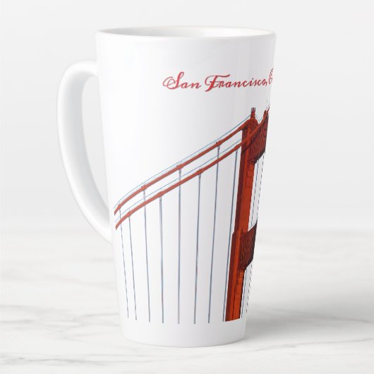 Two-Tone Mok, 15 oz Latte Mok (Linkerhoek)