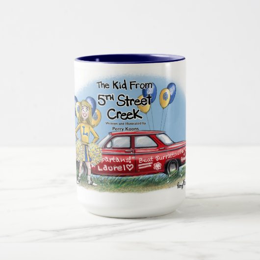 Two-Tone Mok, 15 oz Mok (Midden)