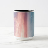 Two-Tone Mok, 15 oz Tweekleurige Koffiemok (Center)