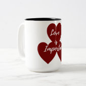 Two-Tone Mok, 15 oz Tweekleurige Koffiemok (Voorkant links)