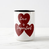 Two-Tone Mok, 15 oz Tweekleurige Koffiemok (Center)