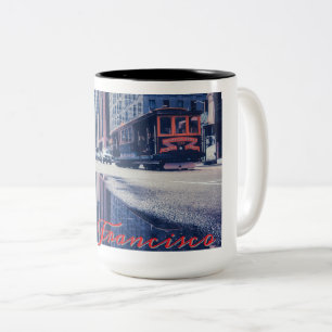 Two-Tone Mok, 15 oz Tweekleurige Koffiemok