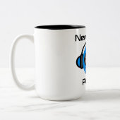 Two-Tone Mok, 15 oz Tweekleurige Koffiemok (Links)