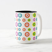 Two-Tone Mok, 15 oz Tweekleurige Koffiemok (Voorkant rechts)