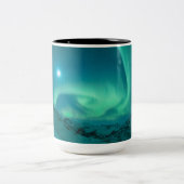 Two-Tone Mok, 15 oz Tweekleurige Koffiemok (Center)