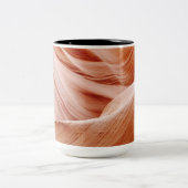 Two-Tone Mok, 15 oz Tweekleurige Koffiemok (Center)