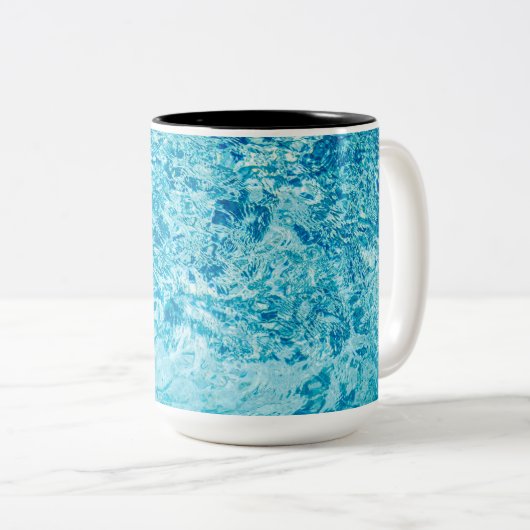 Two-Tone Mok, 15 oz Tweekleurige Koffiemok (Voorkant rechts)