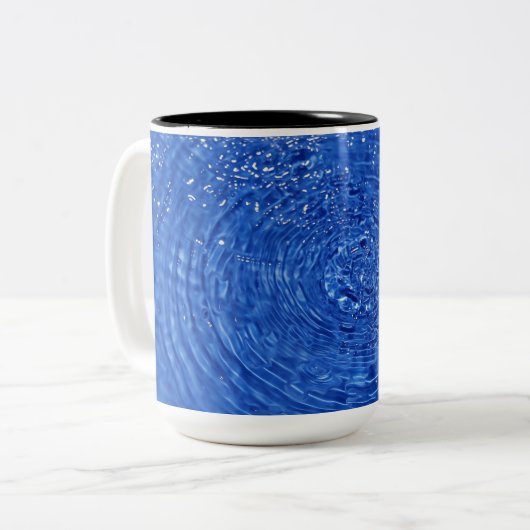 Two-Tone Mok, 15 oz Tweekleurige Koffiemok (Voorkant links)