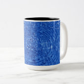Two-Tone Mok, 15 oz Tweekleurige Koffiemok (Voorkant rechts)