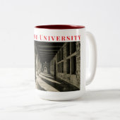 Two-Tone Mok, 15 oz Tweekleurige Koffiemok (Voorkant rechts)