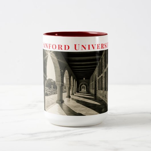 Two-Tone Mok, 15 oz Tweekleurige Koffiemok (Center)