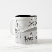 Two-Tone Mok Don Quichot (Voorkant links)