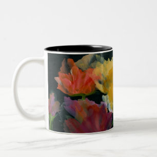 Two-tone Mok houdt 11 oz met Prachtige Abstracte