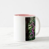 Two-Tone Mok met het Ontwerp van de Foxglove (Voorkant rechts)