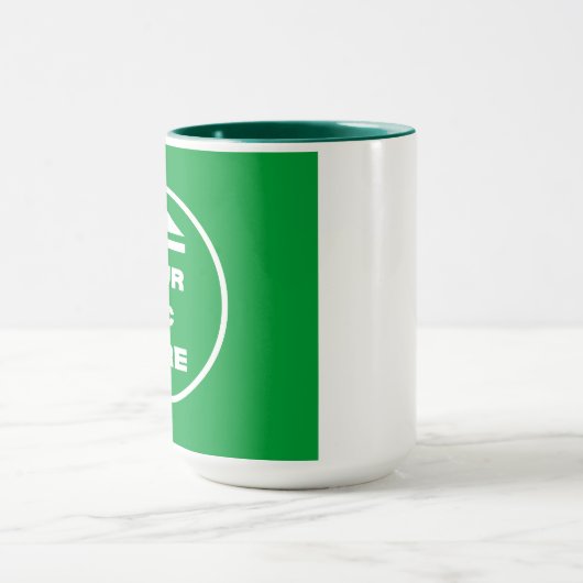 Two-Tone Mok - Voeg Afbeelding toe 15 oz White Hun (Midden)